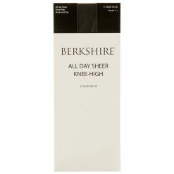 Socks & Hosiery Womens Berkshire 3pk. All Day Sheer Knee High Hosiery