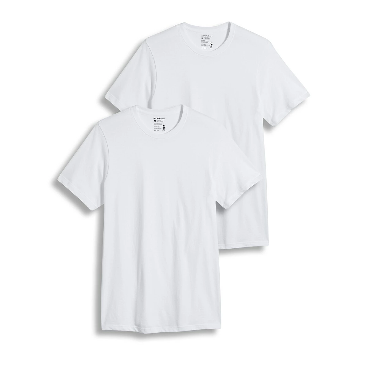 Underwear Mens Big & Tall Jockey® 2pk. Big Man Classic Crew Neck T-Shirts 5 Underwear Mens Big & Tall Jockey® 2pk. Big Man Classic Crew Neck T-Shirts - Image 3